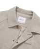 COVERNAT Collared Blouson Oatmeal
