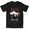 Dracula Vampir Horror Grafikdruck T-Shirt Unisex Kurzarm Lässig Streetwear Gothic T-Shirt H