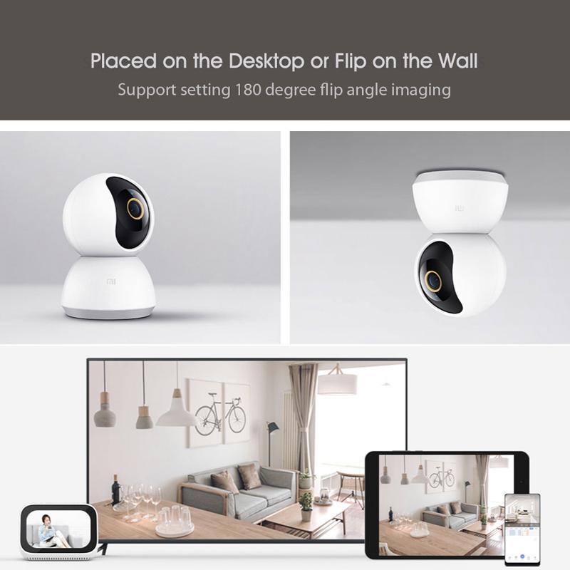 Xiaomi Smart Camera PTZ Version 2K 1296P F1.4 360°Panorama Humanoid Monitoring Infrared Night Vision 3 Million Pixels Monitor