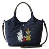 [Moomin] Sac brodé 2-en-1 pour femmes rmpk-02 Marine (Grouper)