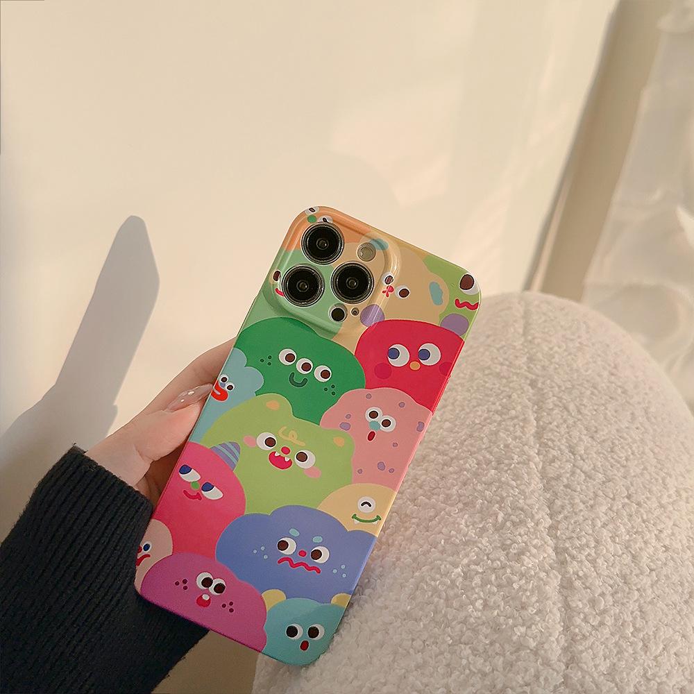 Cute Monster Phone Case for iPhone 13, iPhone 15, iPhone 16 Pro Max