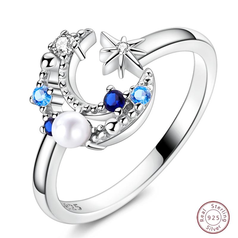 New 925 Silver Open Ring Hollow Rose Infinite Love Simple Ring Women Wedding Engagement Party Jewelry Gift