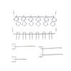 81Pcs Pegboard Haken Sortiment Mit Pegboard Bins Peg Schlösser Werkzeuge Organisatoren