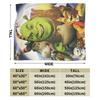 S-Shreks Wollen Deken Ezel Komedie Anime Grappige Plaid Dekens voor Bank Beddengoed Lounge Dekbed,