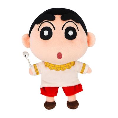 Sanei Boeki Crayon Shin-chan Film: Super Atemberaubende Brennende Kasukabe Tänzer Verwandelt Shin-chan (S) Indisch Ver. B10 x T10 x H20cm Plüschtier SN49