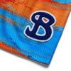 BKTSQD Heren Sneldrogende Mesh Hardloop-/Fietsbroek - Olieverf Stijl