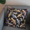 2D Colorful Goldfish Pattern Pillow For Home Decor Pattern Cushion Cover Suitable For Sofa Bedroom Car Pillow Cover