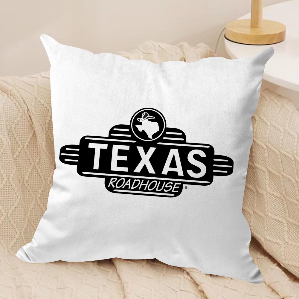 Classic TTexas RRoadhouse Cushion Cover Pillowcase Ultra Soft Skin Friendly Fabric Cloud Like Comfort  Concealed Zipper