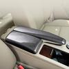 For Mercedes Benz C Class W204 2007-2014 Car Accessories Console Stowing Tidying Armrest Box Cover Carbon Fiber Pattern Stickers