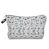 Damen Blumenmuster Kosmetiktasche Toilettenartikel Organizer Reise Aufbewahrungskoffer 6680