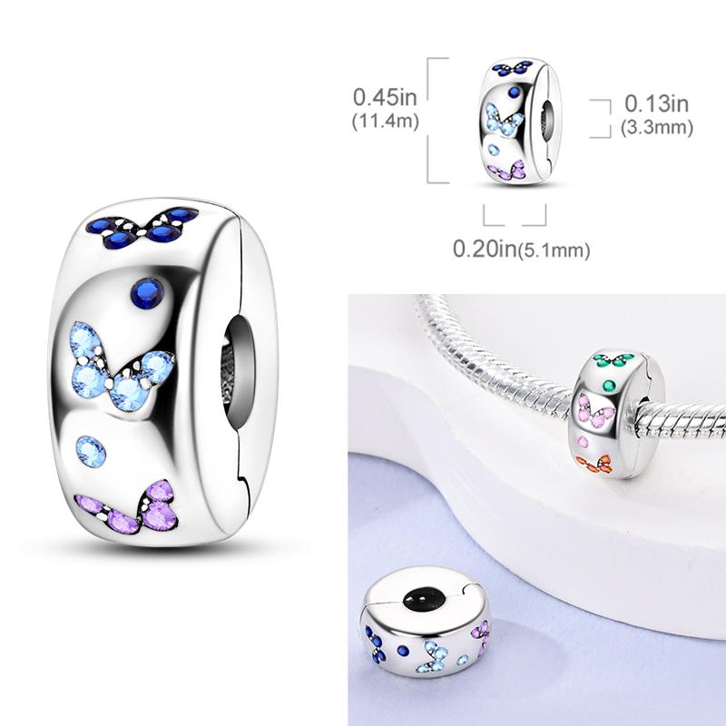 copper Fashion Charm Bead Charms Bead Colorful Parrot Peacock Carousel Dangle Compatible With Authentic Accessories Bracelets Do It Yourself Jewellery