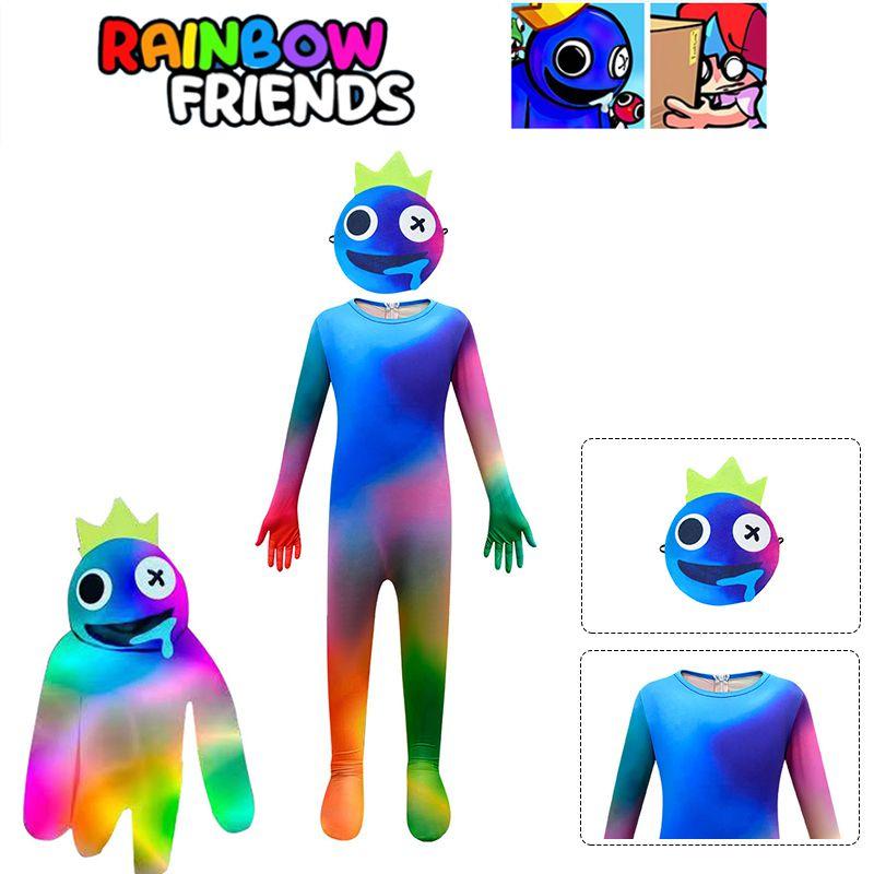 Roblox Rainbow Friends Cosplay Costume Vibrant And Durable Kids' Jumpsuit For Halloween Party