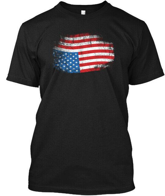 Upside Down American Flag Us In Distress T-Shirt Size S-4XL