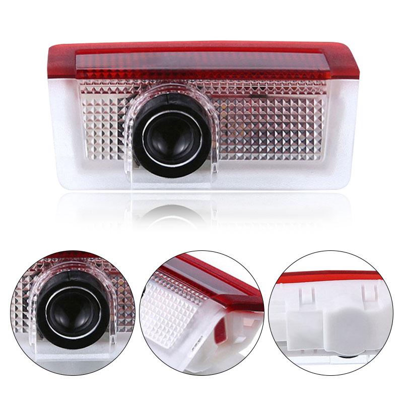 2pcs/Set HD Led Welcome Light Car Door Projector Lamps Car Accessories For Mercedes Benz C63 W117 Cla45 W205 W212 E63 W207 W176 A45 X156 Gla45 AMG