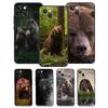 Grizzly Bear Phone Case For iPhone 16 Pro Max 14 13 12 11 15 17 Pro Max Mini 15 16 Plus 16e Back Cover