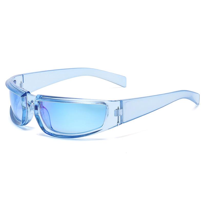 Lunettes de Sport Cyclisme Mode Ovale Monture Complète Lunettes de Soleil Y2k Lunettes d'Extérieur Résistantes aux Intempéries Pour Femmes Protection UV400