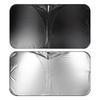 TItanium Silver Folding Car Sunshade for Front Windshield Sun Protection and Heat Insulation