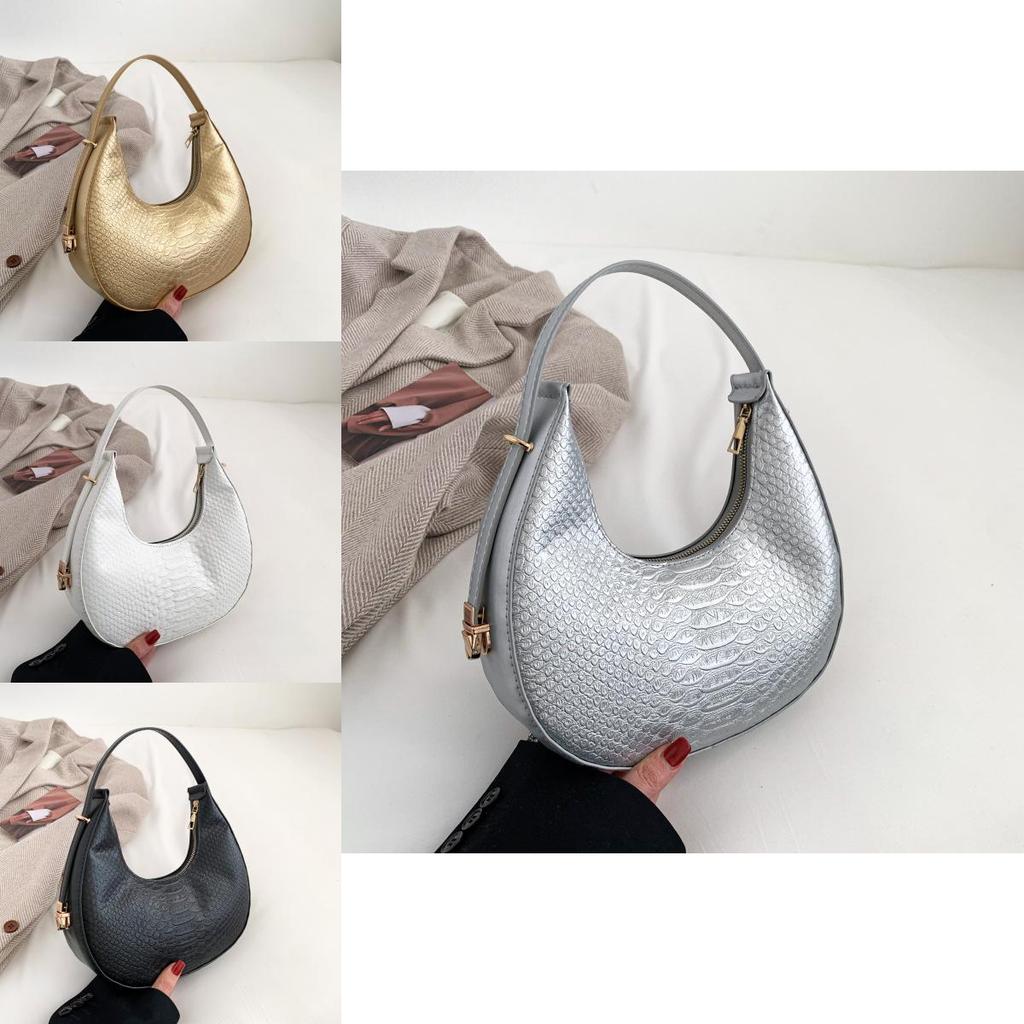 Retro Minimalistische Halbmondtasche 2023 Neue Damen Tasche Street Fashion Schultertasche Trendige Achseltasche