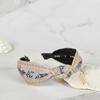 Maia Royal Jacquard Hairband - Gray