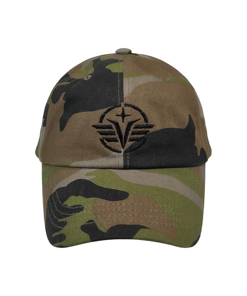Nyuteib Lone Star Oversized Ball Cap - Vintage Camo