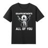 Disappointunisexts (All Of You) Funny Quote Sarcastic Jesus Unisexs Black TShirt