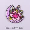 Mushroom Patch Iron On Patches For Clothing Thermoadhesive Patches On Clothes Natural Cartoon Embroidery Patch For Clothes Badge