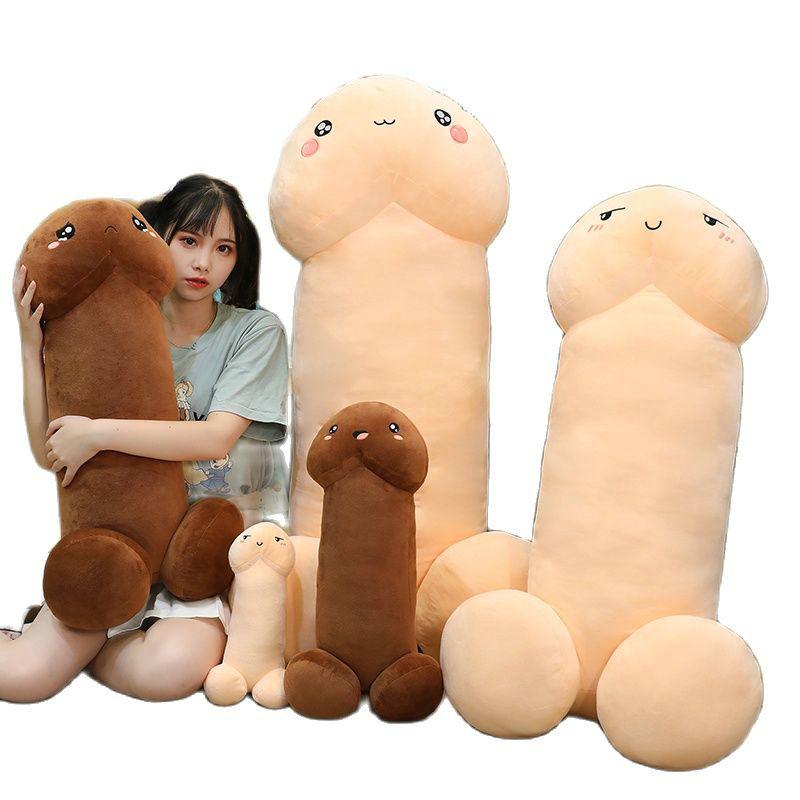 Simulation Dick Boy Trick Penis Plush Toy Plushie Real-life Penis Plush Hug Pillow Stuffed Sexy Interesting Gifts For Girlfriend