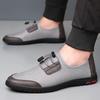 Summer Mesh Breathable Flat Shoes for Men Fashion Slip-on Loafers for Men Light Comfortable Driving Shoes Tennis Shoes Sneakers