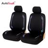 Black 2PCS Car Seat Cover Unique Light-sensitive Fashion Design Seat Cover For Removable