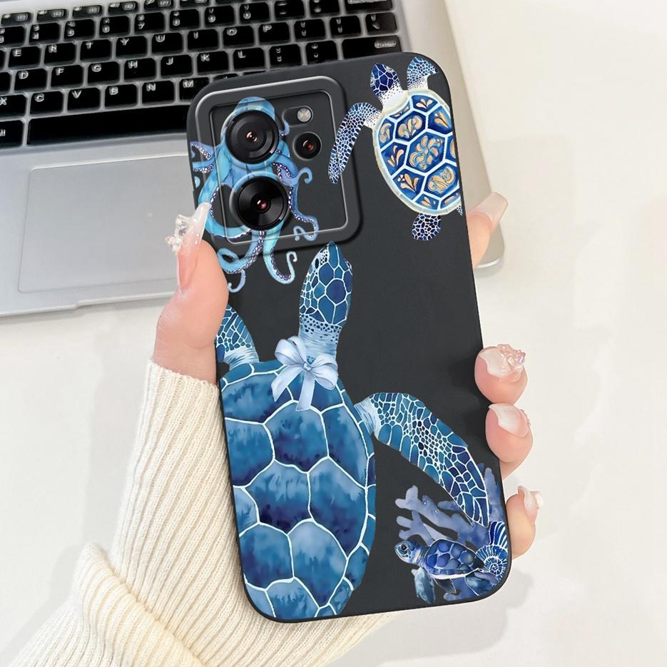 למארז Xiaomi 13T Pro כיסוי אופנתי מגניב צבוע במכונה כיסוי טלפון רך TPU מט עבור Xiaomi Mi 13T Pro Mi13T 13TPro 5G