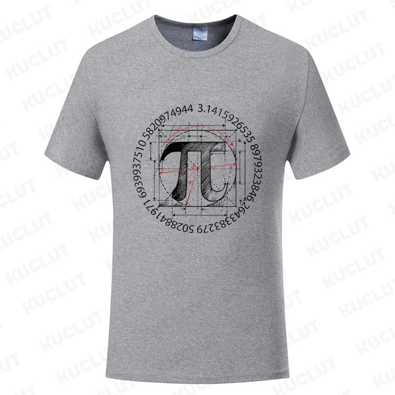 Symbol Print Men's T-shirts Fashion Clothing Science Math T-shirts Summer Outdoor Casual Clothing T-shirt Women Tees Tops
