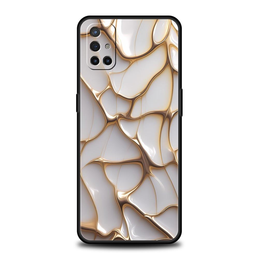Phone Case For Oneplus 13R 13 12 10T 11 R10 Nord N100 N200 N10 9 9R CE 2 3 Z Pro Lite 5G Soft TPU Cover Folds Texture Fundas Bag