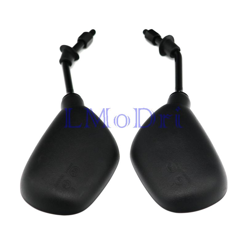LMoDri Motorcycle Mirror Scooter Rear View Mirrors Electrical Motor E-Bike Back Side Convex Mirror 8mm Universal