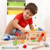 Montessori játékkészlet szerszámokkal, tökéletes fiúknak és lányoknak, életkor és Egy nagyszerű ajándék ez az oktatójáték készlet tartalmaz egy tároló asztalos műhelyt, 3, 4,