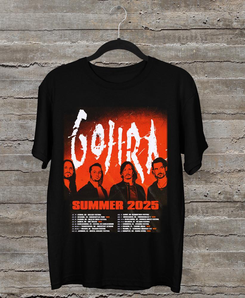 NEW Gojira Summer 2025 Tour Concert Black All Size T-Shirt Unisex T-Shirt