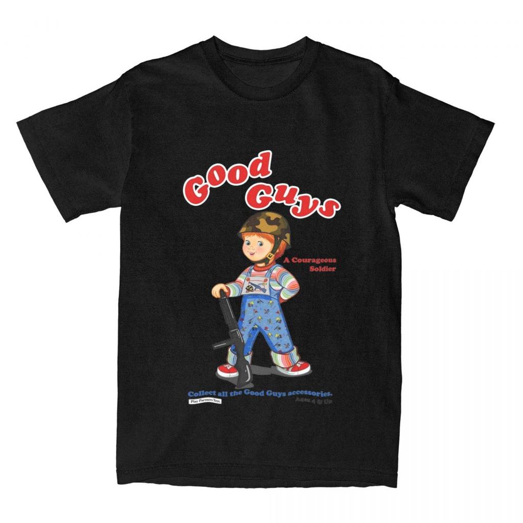 Good Guys Soldier Chucky Merchandise T-Shirt für Kinder für Männer Frauen Horror 80er Jahre Chucky Puppe Vintage Baumwolle Grafik-Tees