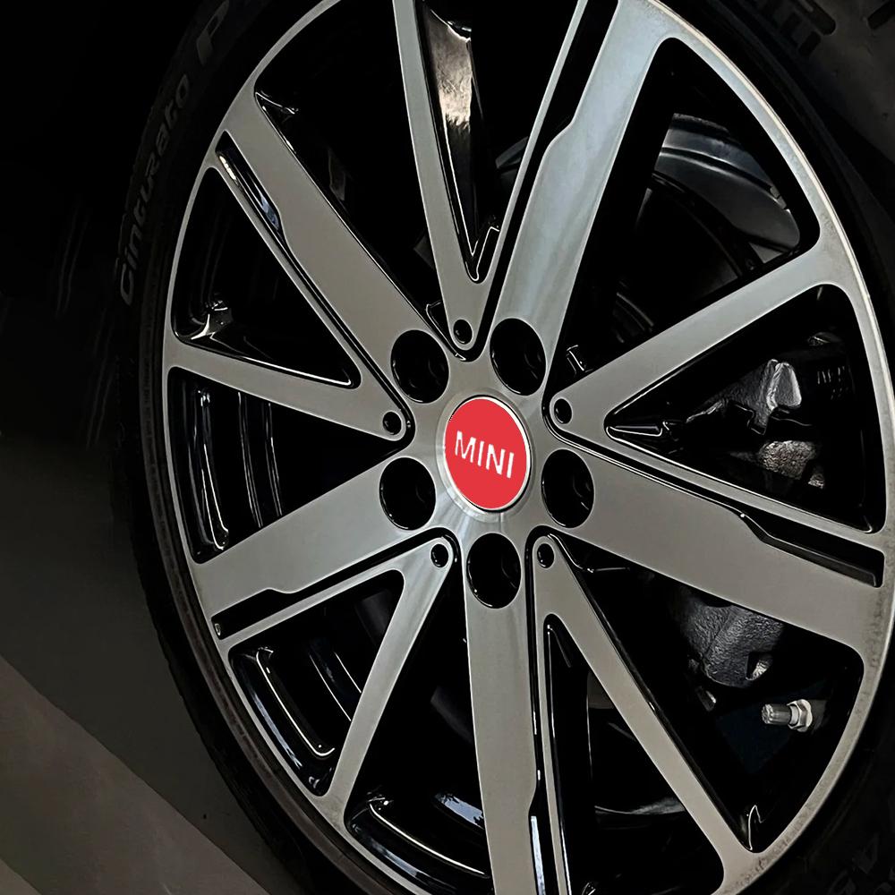 4pcs 56mm Car Emblem Wheel Center Hup Caps Tire Decoration Cover Accessories For MINI Cooper JCW WORKS R53 R56 F55 F56 R60 R50 vhdsg88