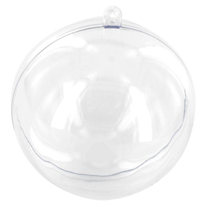 MégaCréa DIY - Boule en plastique cristal transparent 20 cm