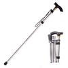 Outdoor Folding Trekking Pole with Ergonomic Handle Portable Lightweight Men Women Seniors Travel Collapsible Walking Stick Climbing Crutch Cane