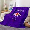 Custom Name Bochum Football Crest Blanket for Couch & Bed, Plush Cozy Fuzzy Blanket Super Soft & Warm Blankets for Fall and Winter. 0908232