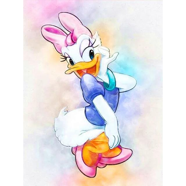 Animal Donald Duck Lion Deer Full Round Drill 5D DIY Diamond Painting Art Mosaic Home Decor Gift Frameless