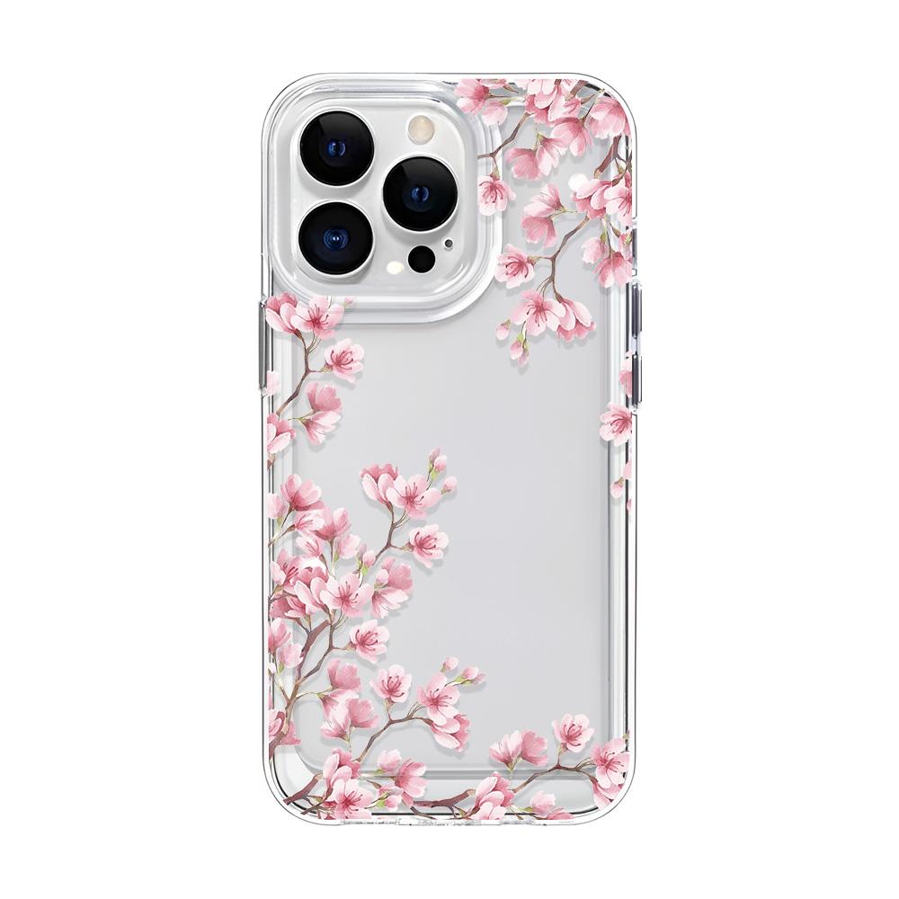 Clear Flower Phone Case For IPhone 11 15 17 13 12 14 16 Pro Max Plus 17 Air Soft Silicone Shockproof Cover Bumper Cover Cases