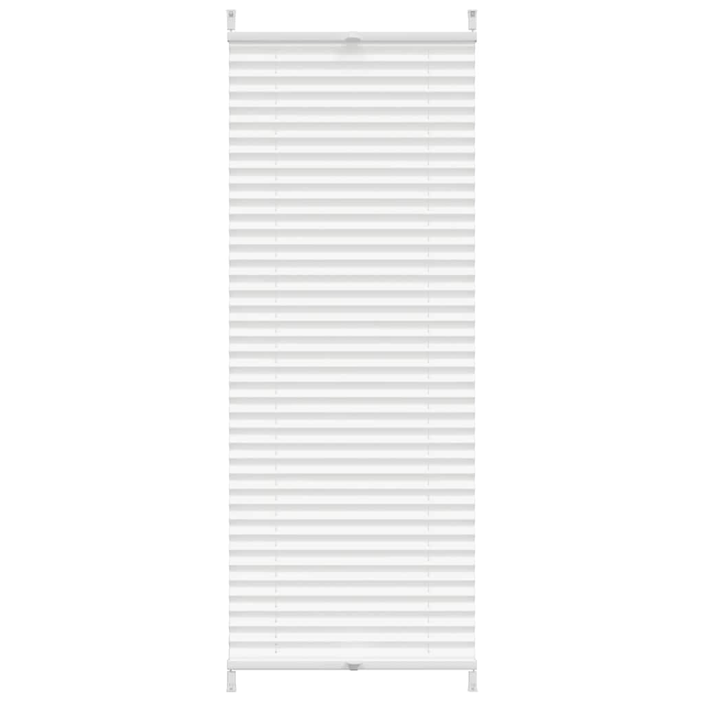 Pleated Blinds, White, 50 X 150 Cm