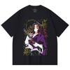 230 Gsm 100% Cotton Demon Slayer V35 Kokushibo Print Unisex Heavy Cotton T Shirt