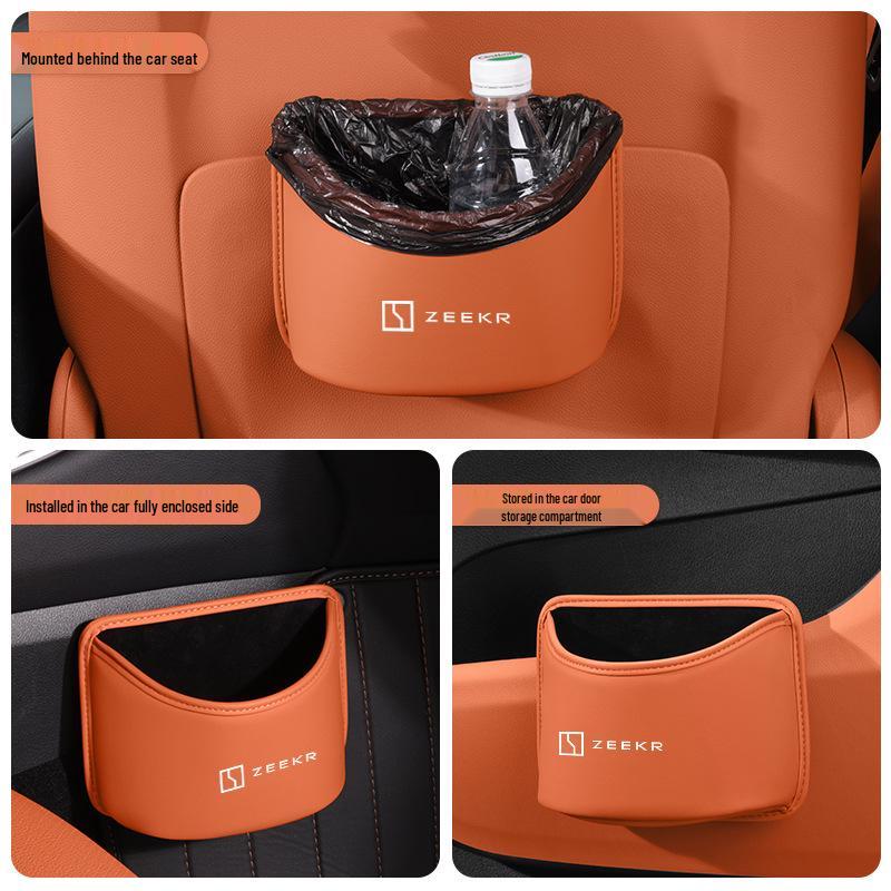 Zeekr Car Trash Can & Multi-Functional Tissue Box for 001/007/009/X Models