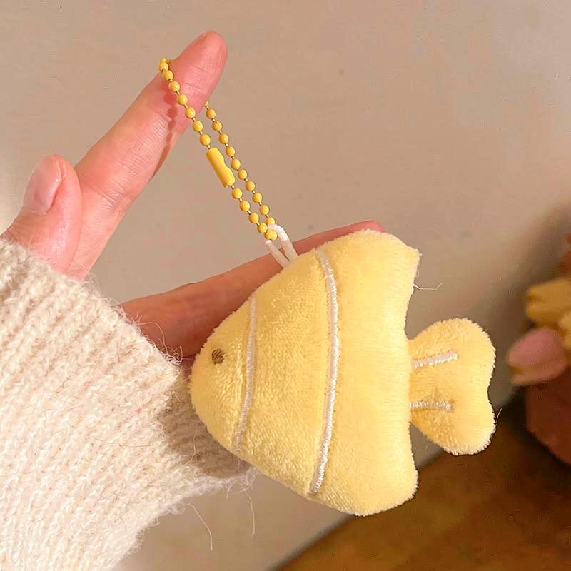 Plüschfisch Schlüsselanhänger Niedlicher Fisch Taschenanhänger Stofftier Anhänger Plüsch Kawaii Fisch Dekoration Für Diy Dekoration Schlüssel Taschen