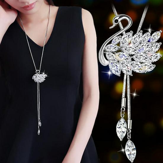 Elegante Lange Kwast Truiketting met Japanse en Koreaanse Parel