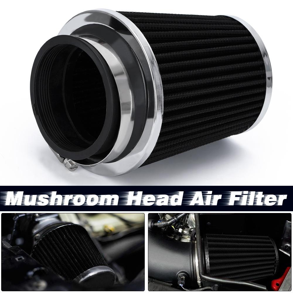 Système d'admission d'air froid universel à haut débit pour voiture, système d'admission d'air, tête de champignon, filtre à Air pour le cou 76mm/70mm/63.5mm/ 60mm