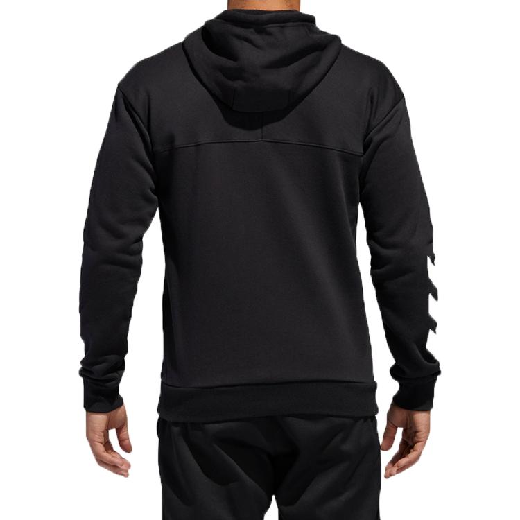 adidas Veste à capuche de basketball zippée intégrale SPT pour homme Vêtement d'extérieur Noir DM7564