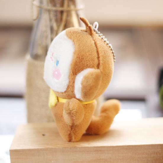 11 cm peluche alla moda, attività, regali, portachiavi a forma di scimmia, bambola di pezza per bambine